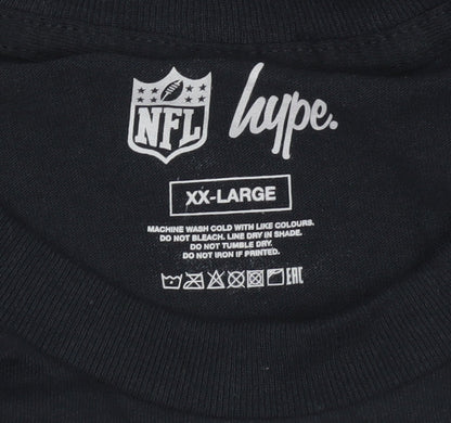 Mens UK Size 2XL Hype Black  T-Shirt