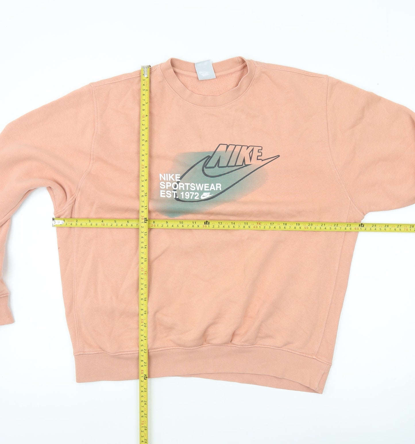 Mens UK Size M Nike Pink Pullover Sweatshirt