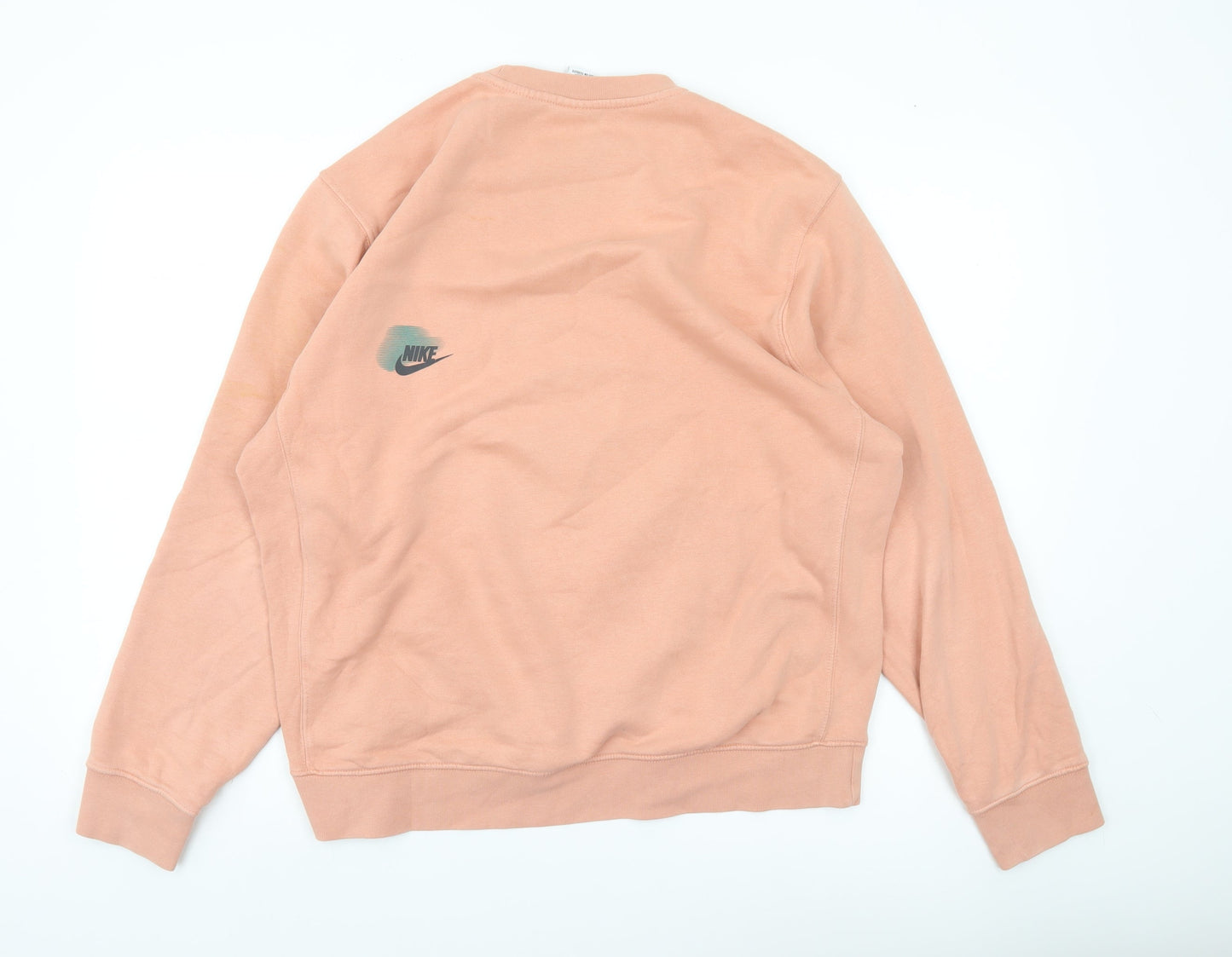 Mens UK Size M Nike Pink Pullover Sweatshirt