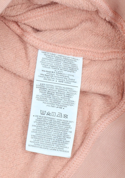 Mens UK Size M Nike Pink Pullover Sweatshirt