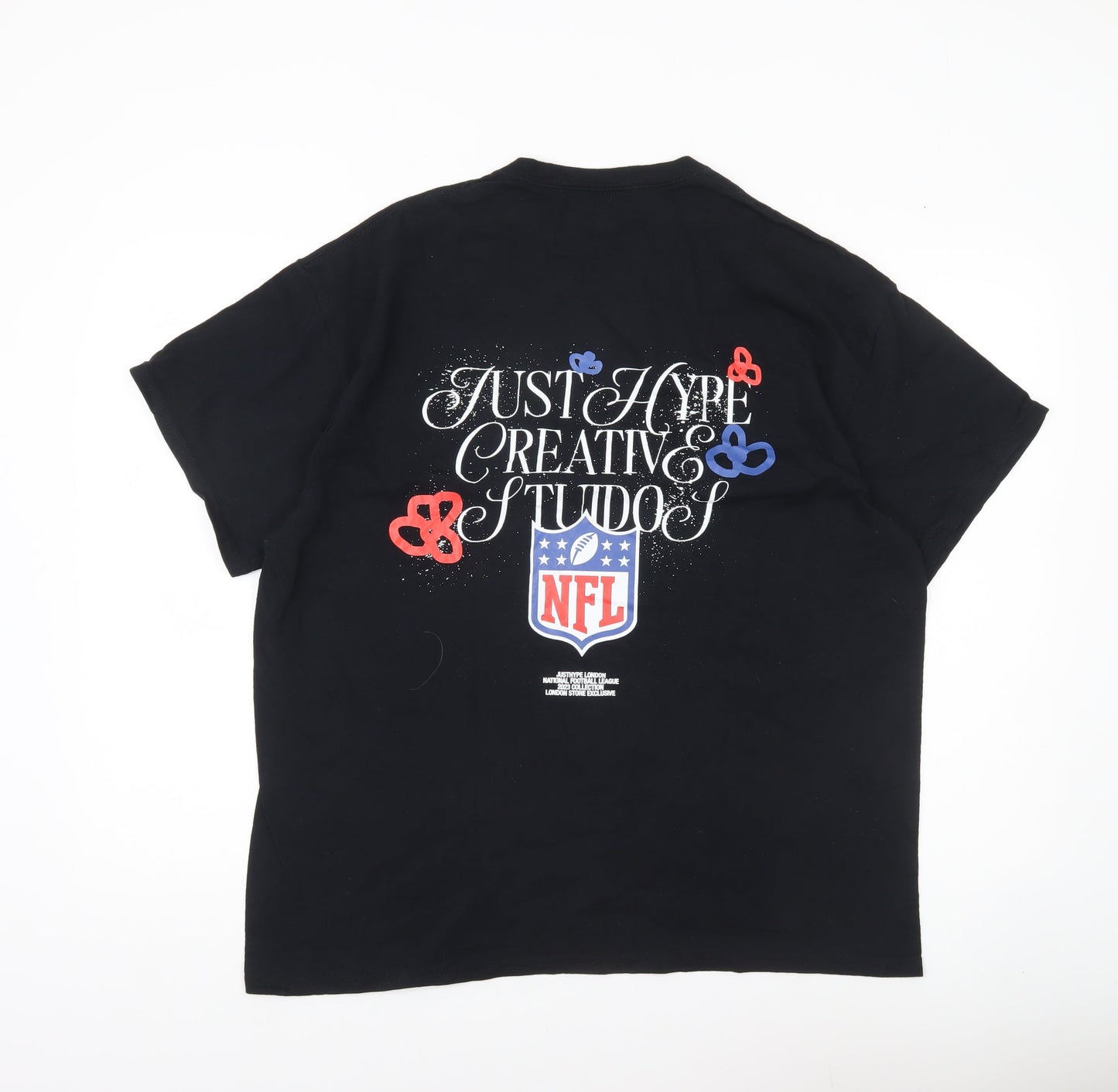 Mens UK Size XL Hype Black  T-Shirt