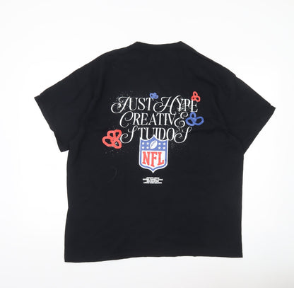 Mens UK Size XL Hype Black  T-Shirt