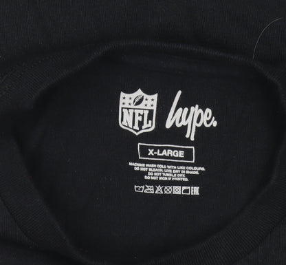 Mens UK Size XL Hype Black  T-Shirt
