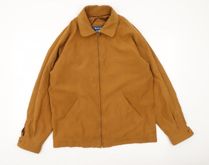 Weatherguard Men's Brown Polyester Nylon Zip Jacket Size S