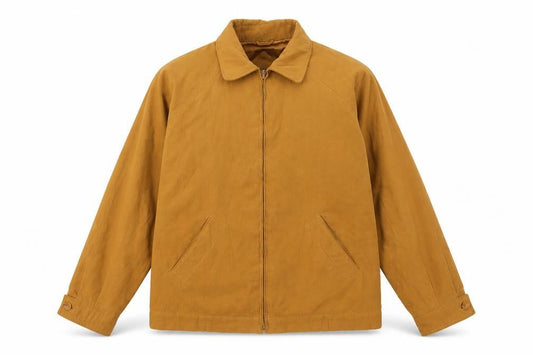 Weatherguard Men's Brown Polyester Nylon Zip Jacket Size S