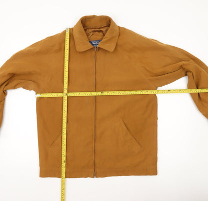 Weatherguard Men's Brown Polyester Nylon Zip Jacket Size S