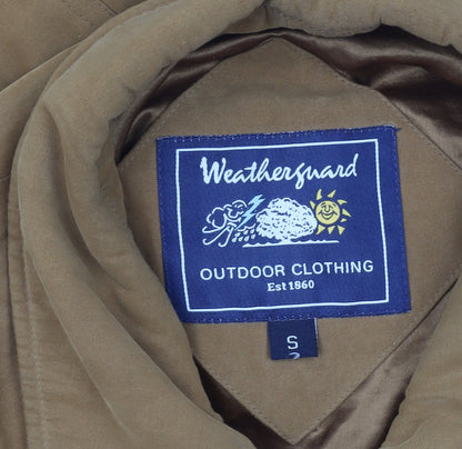 Weatherguard Men's Brown Polyester Nylon Zip Jacket Size S
