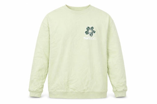 H&M Women’s Green Relaxed Fit Pullover Sweatshirt Size 12