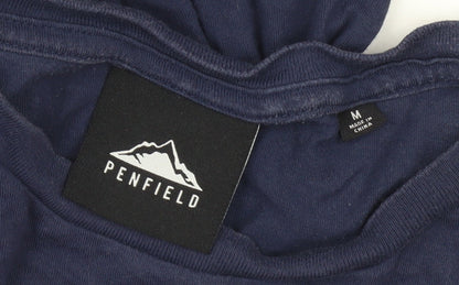 Penfield Men's Blue Graphic Logo T-Shirt Size M Regular Fit