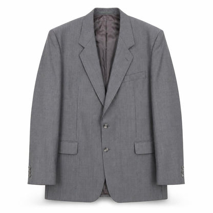 Varteks Men’s Grey Wool Blend Blazer Jacket Size 44 Regular
