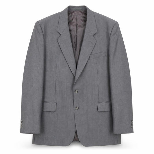 Varteks Men’s Grey Wool Blend Blazer Jacket Size 44 Regular