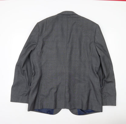 Tailor & Cutter Men’s Grey 46R Notch Lapel Suit Jacket