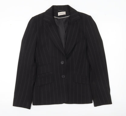 Atmosphere Womens Black Pinstripe Suit Jacket UK 10 Regular Fit