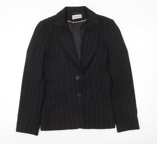 Atmosphere Womens Black Pinstripe Suit Jacket UK 10 Regular Fit