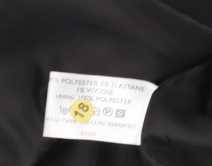 Atmosphere Womens Black Pinstripe Suit Jacket UK 10 Regular Fit