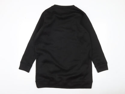 Nouvelle Collection Womens Black Christmas Reindeer Sweatshirt M
