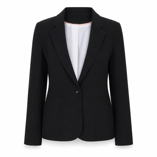 Atmosphere Women Black Size 10 Blazer Jacket Single Breasted Workwear