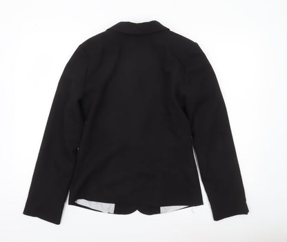 Atmosphere Women Black Size 10 Blazer Jacket Single Breasted Workwear