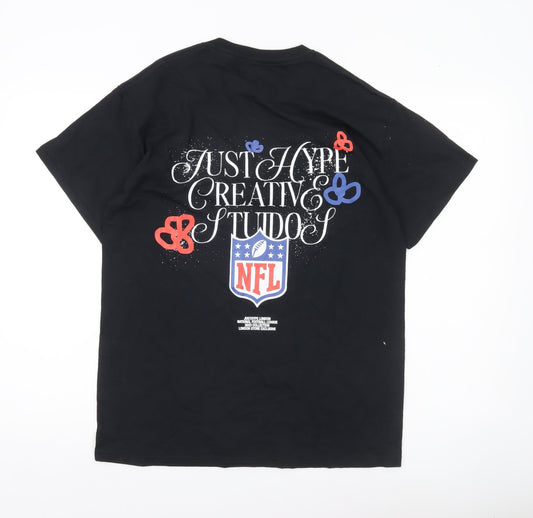 Mens UK Size M Hype Black  T-Shirt