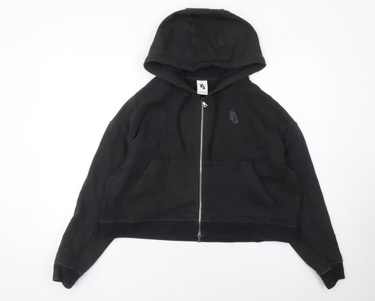 Nike Women’s Black Full Zip Hoodie Size M Regular Fit