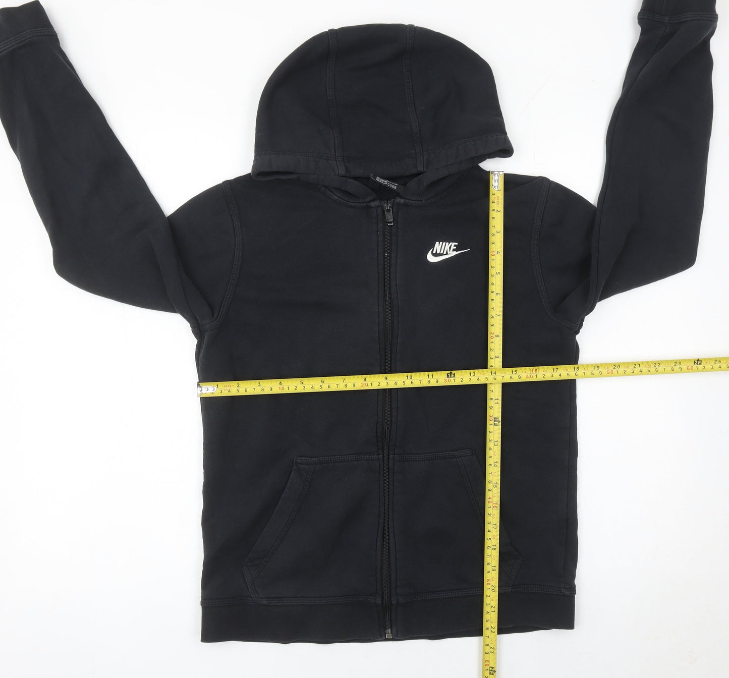 Boys UK Size XL Nike Black Full Zip Hoodie