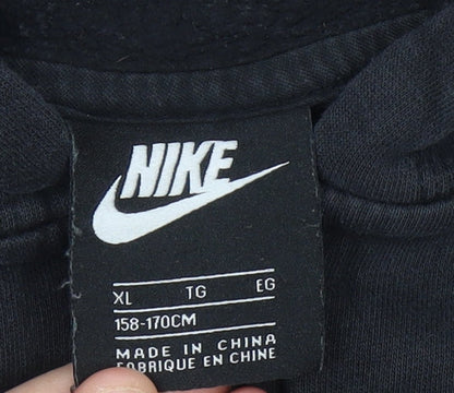 Boys UK Size XL Nike Black Full Zip Hoodie