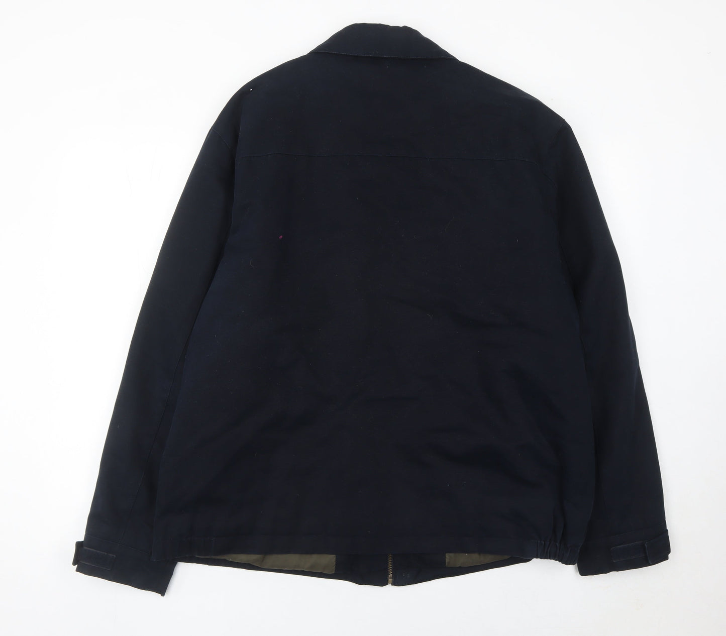 Debenhams Men’s Blue Cotton Jacket L 43in Full Zip Casual