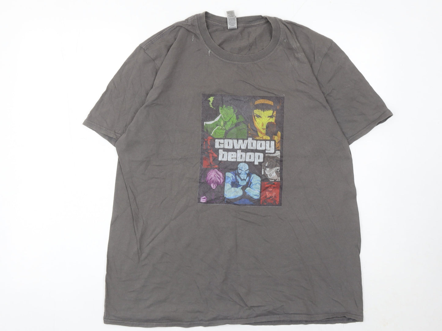 Mens UK Size L Gildan Grey  T-Shirt