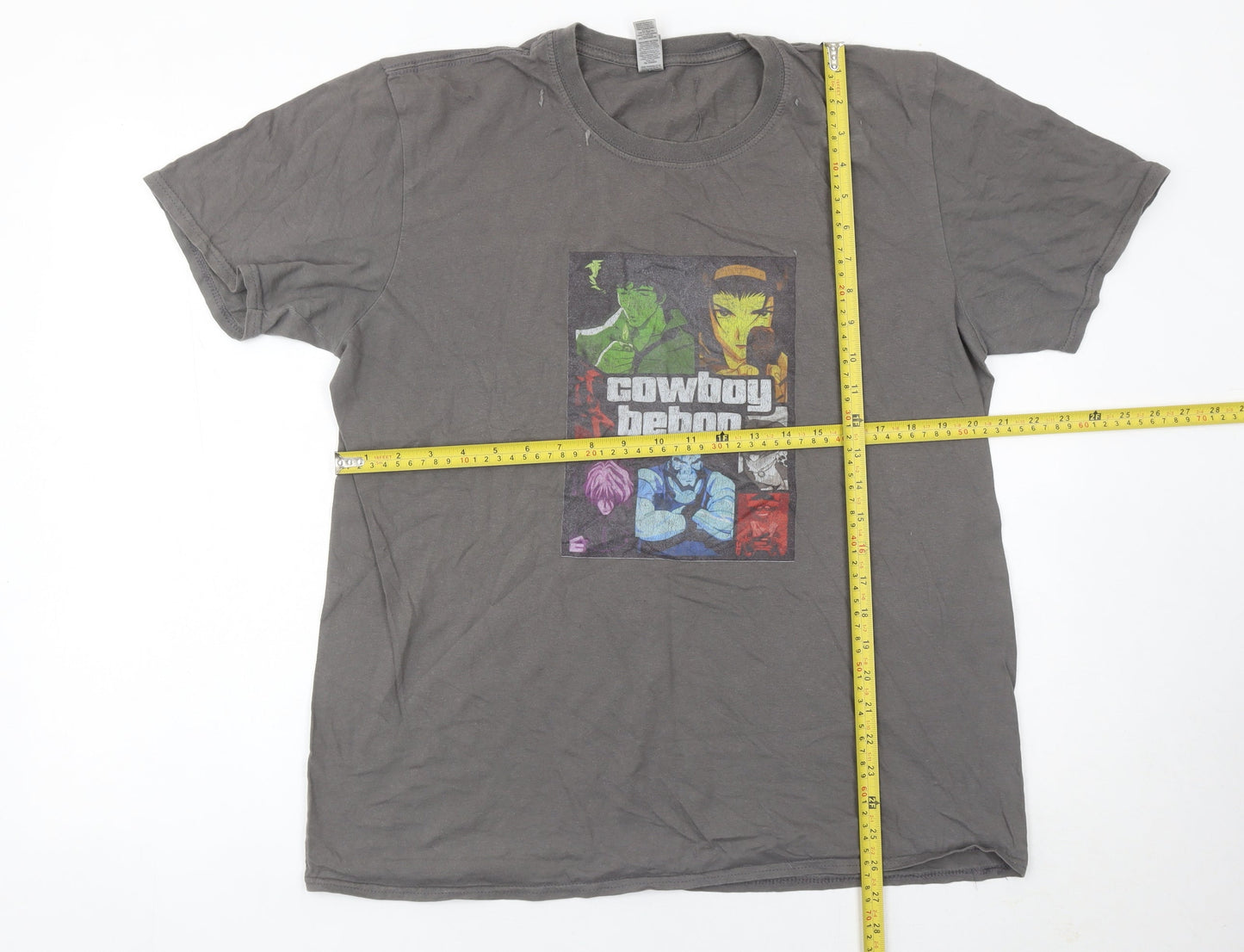 Mens UK Size L Gildan Grey  T-Shirt
