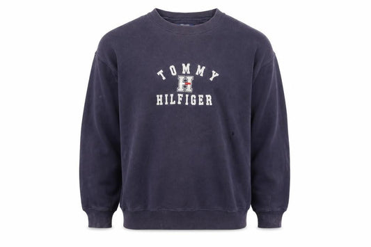 Mens UK Size XL Tommy Hilfiger Blue Pullover Sweatshirt