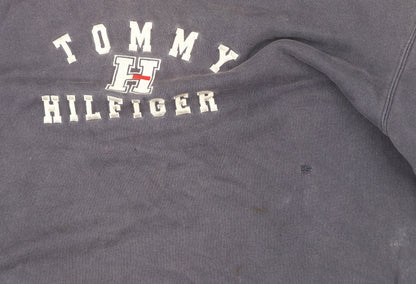 Tommy Hilfiger Men’s Blue XL Pullover Sweatshirt Logo Crew Neck