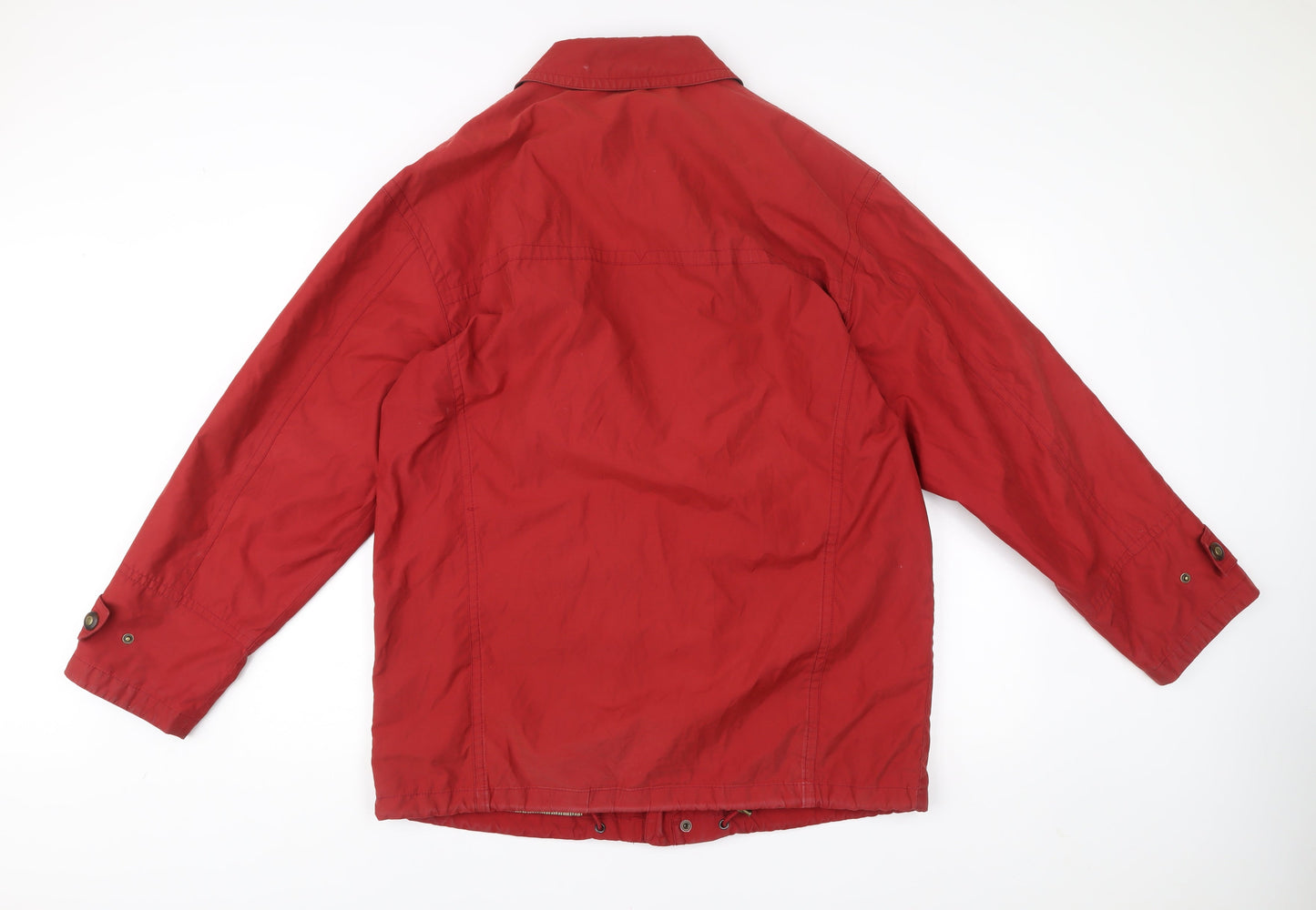 Dannimac Men’s Red Rain Coat Jacket M Regular Fit Mid-Length