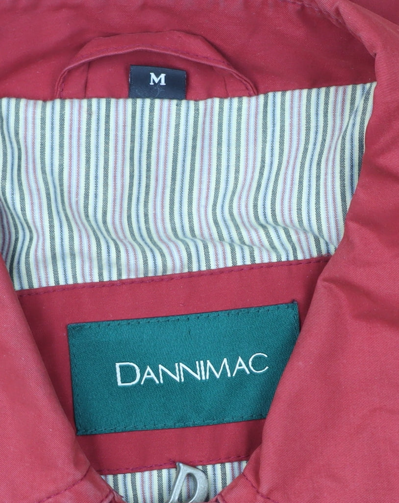 Dannimac Men’s Red Rain Coat Jacket M Regular Fit Mid-Length