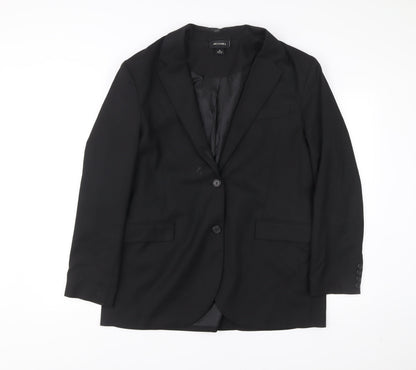 Unisex Adultss UK Size M Monki Regular Black Suit Jacket