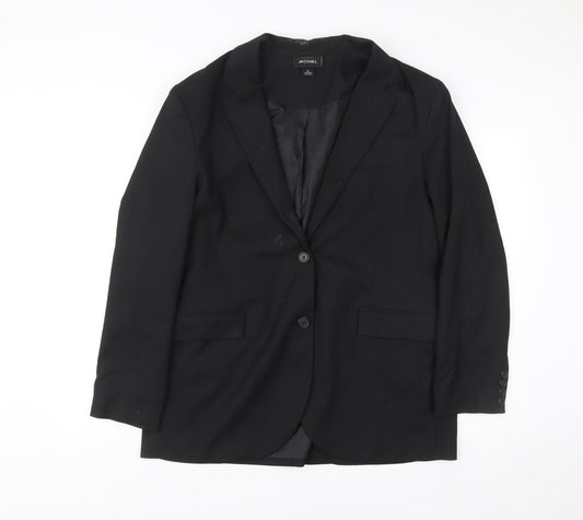 Unisex Adultss UK Size M Monki Regular Black Suit Jacket