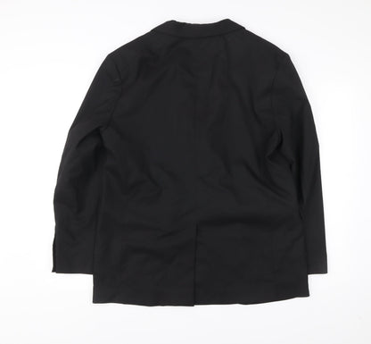 Unisex Adultss UK Size M Monki Regular Black Suit Jacket