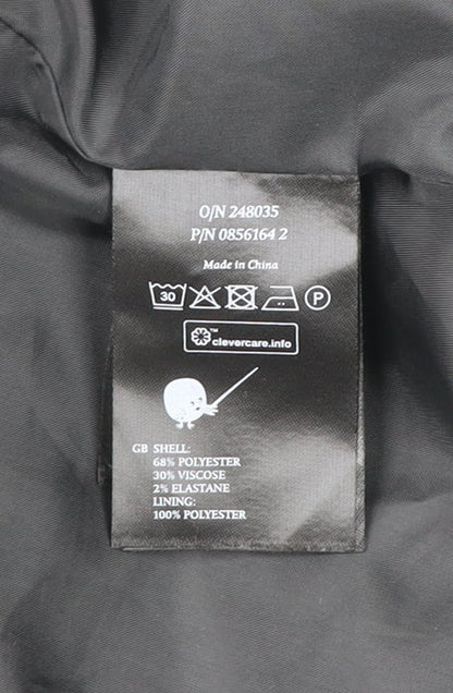 Unisex Adultss UK Size M Monki Regular Black Suit Jacket