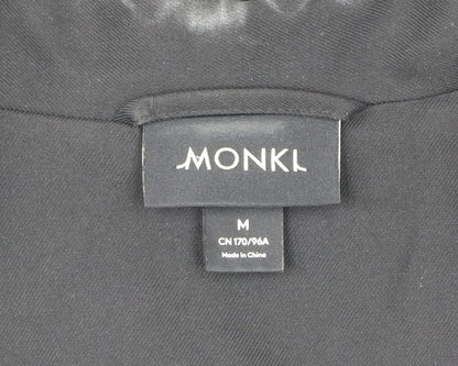 Unisex Adultss UK Size M Monki Regular Black Suit Jacket