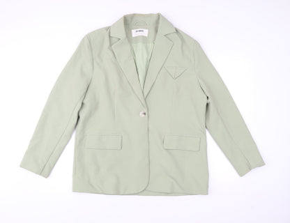 4th & Reckless Women’s Green Size 12 Single-Breasted Blazer Jacket