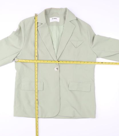 4th & Reckless Women’s Green Size 12 Single-Breasted Blazer Jacket