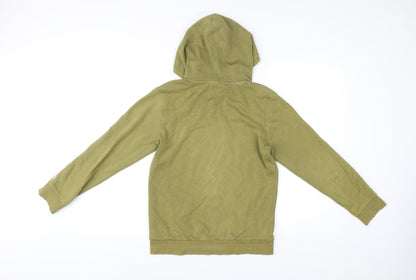 Champion Boys Green Pullover Hoodie 11-12 Yrs Regular Fit Logo Sportswear