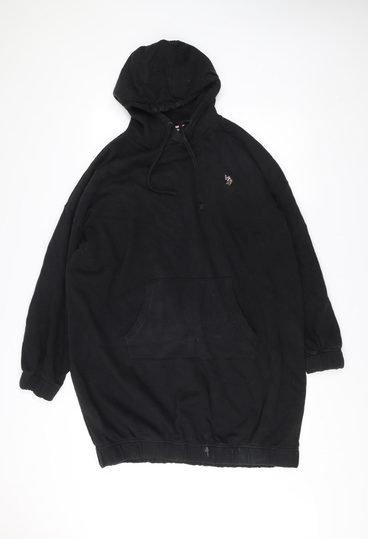 U.S. Polo Assn. Men's Black XL Pullover Hoodie with Logo