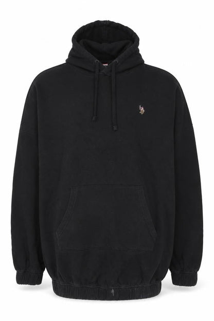 Mens UK Size XL U.S. Polo Assn. Black Pullover Hoodie