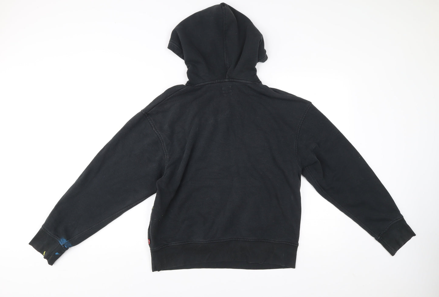 Mens UK Size M Levi's Black Pullover Hoodie