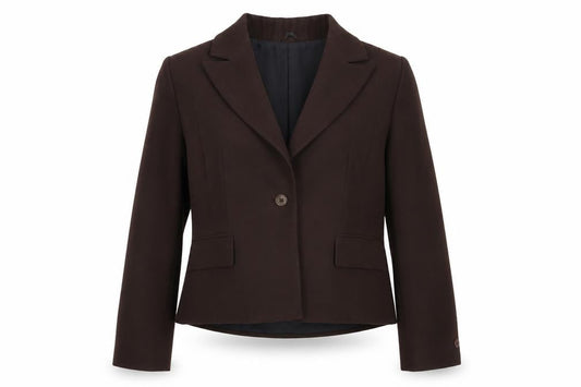 Elizabeth Emanuel Women’s Brown Blazer Jacket Size 16 Workwear