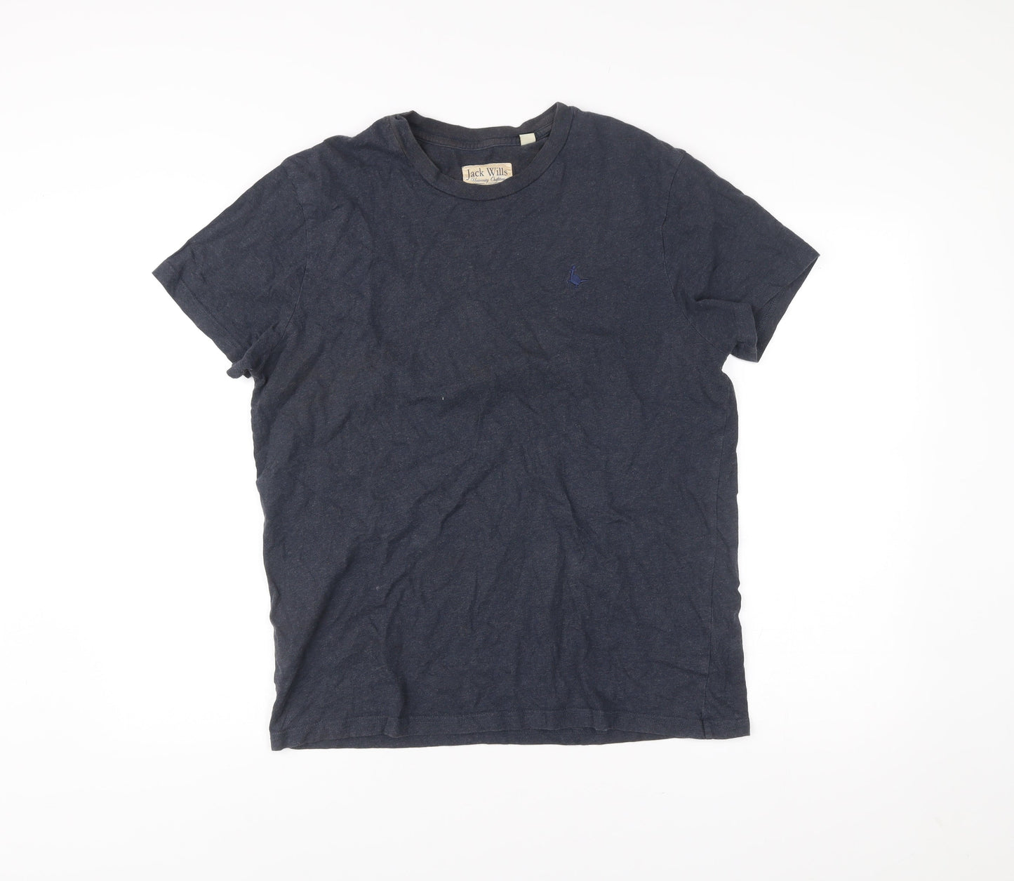 Jack Wills Men's Blue M Crew Neck Short Sleeve Cotton T-Shirt