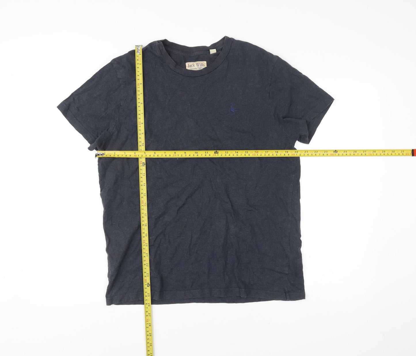 Jack Wills Men's Blue M Crew Neck Short Sleeve Cotton T-Shirt