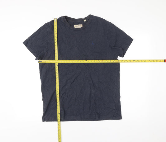 Jack Wills Men's Blue M Crew Neck Short Sleeve Cotton T-Shirt