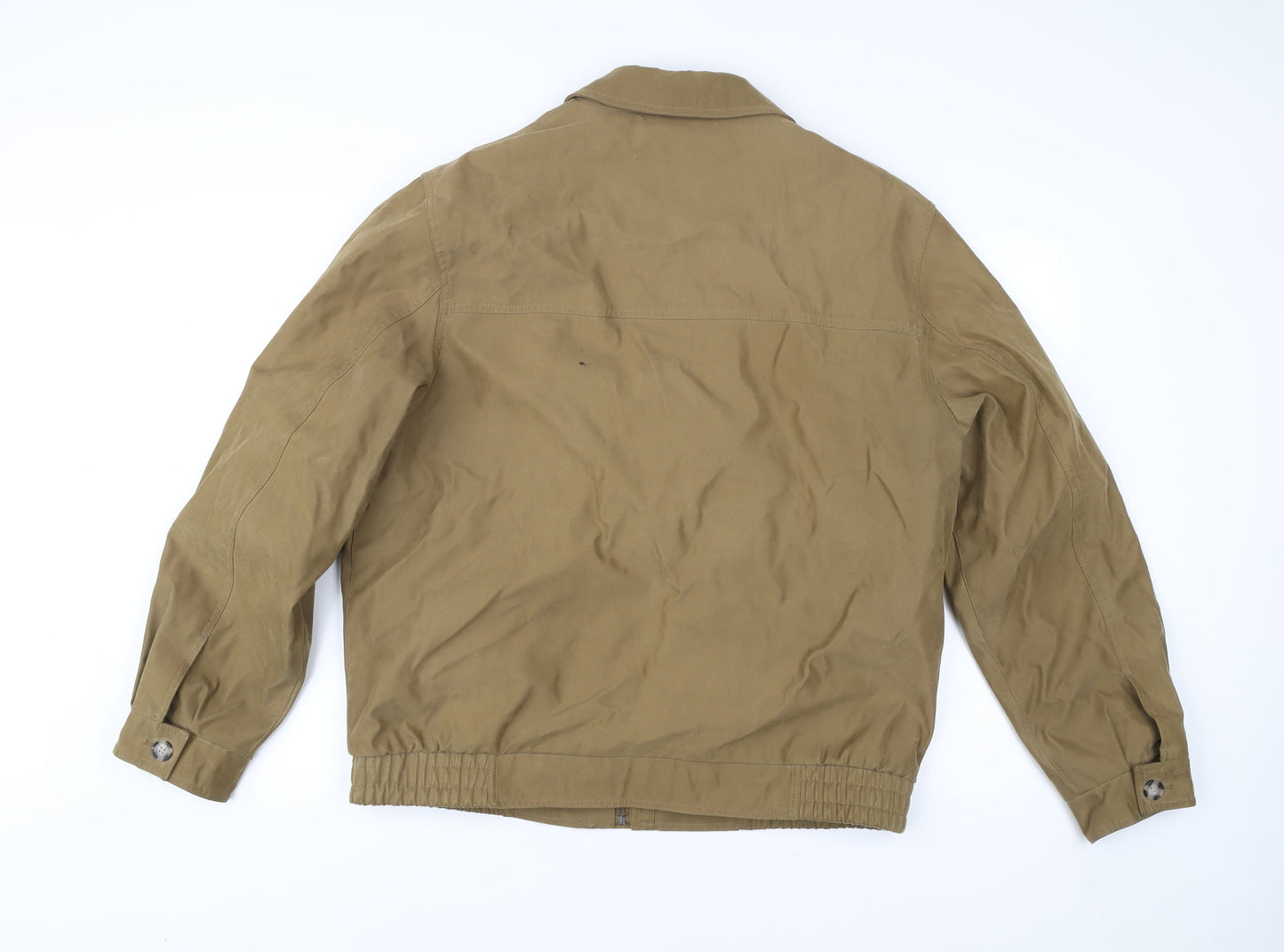 Men’s Beige Polyester Nylon Casual Jacket L 41-43in