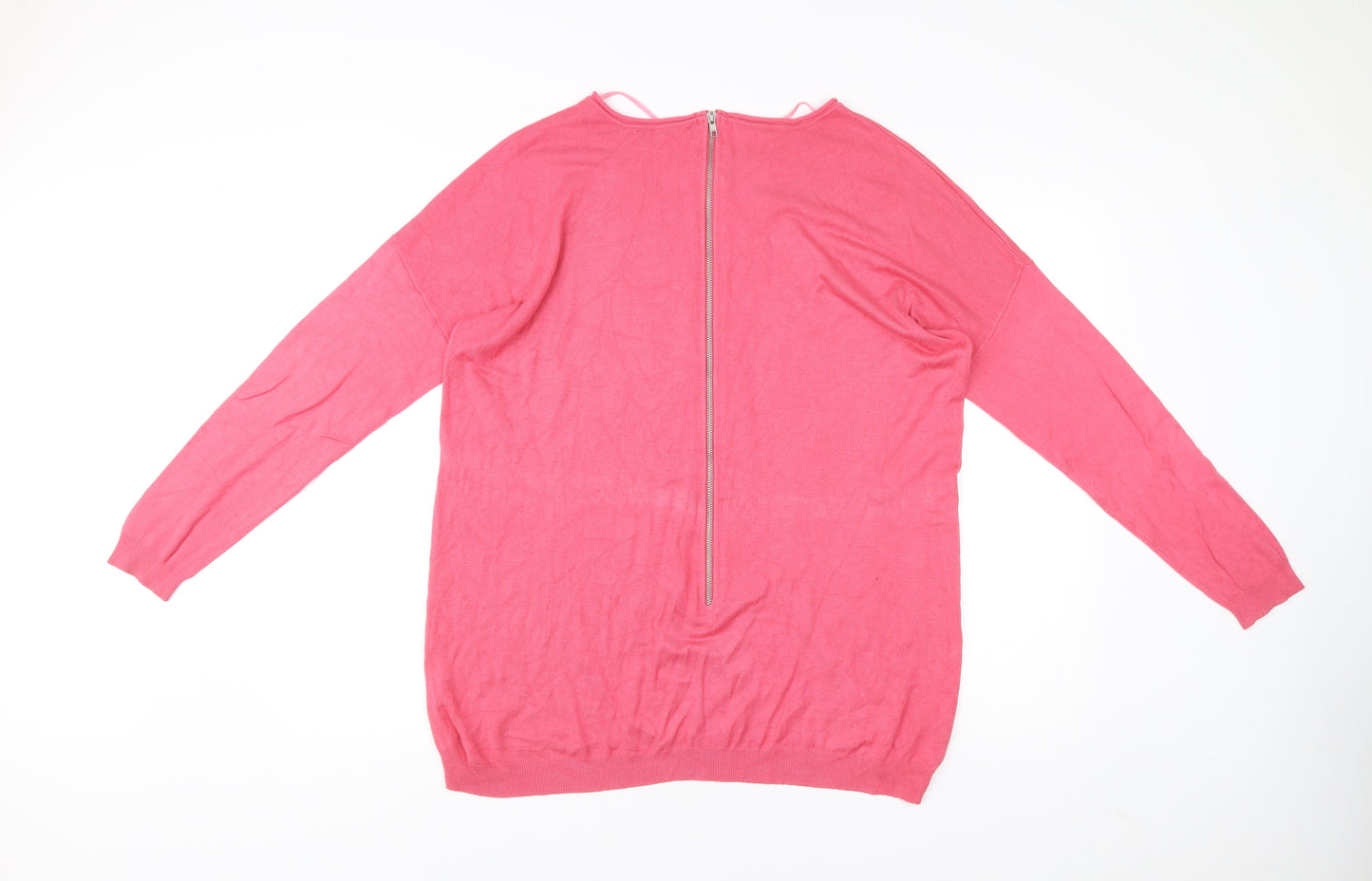 Atmosphere Women’s Pink Round Neck Long Sleeve Pullover Jumper M
